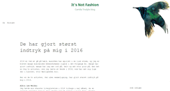 Desktop Screenshot of itsnotfashion.com